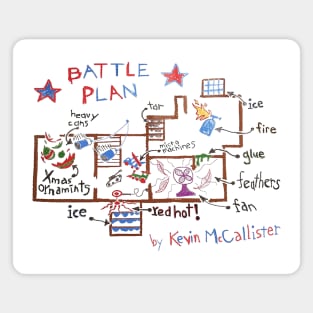 Home Alone Kevin's Battle Plan Magnet